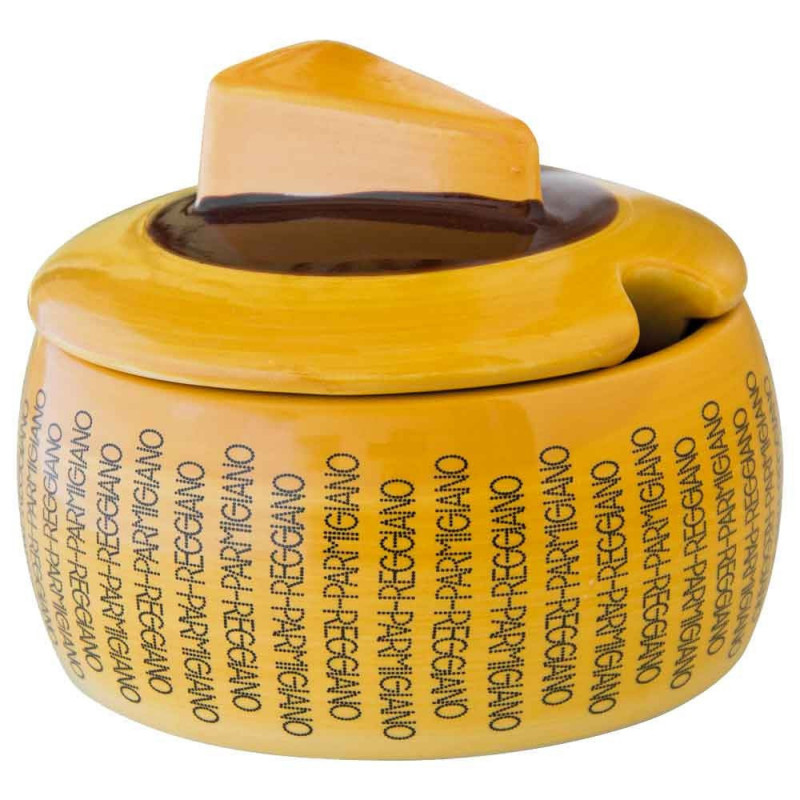 Formaggiera grande in ceramica accessori cucina Parmigiano, formaggiera ceramica