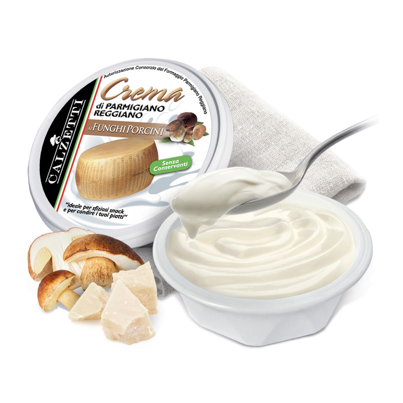 Cream of Parmigiano Reggiano D.O.P with Porcini Mushrooms 125g